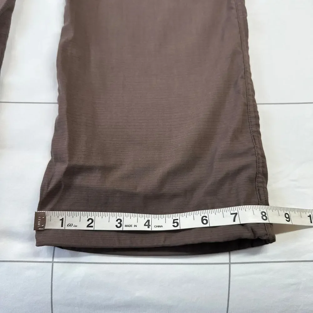 Kuhl Haven Pants Women Medium Coffee Brown Nylon Ripstop Hiking Granola Gorpcore
